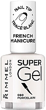Fragrances, Perfumes, Cosmetics French Manicure Gel Polish - Rimmel Super Gel French Manicure
