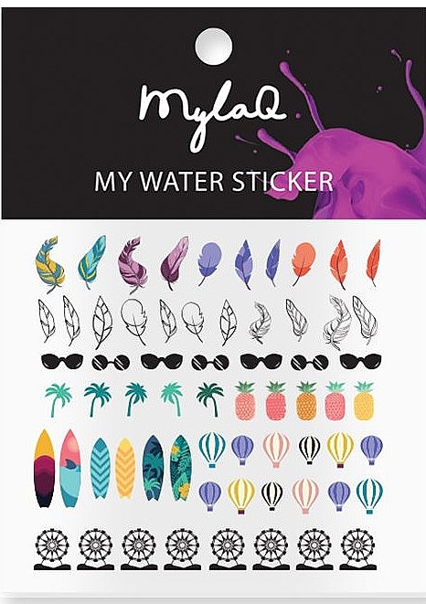 Holiday Nail Stickers - MylaQ My Holiday Sticker — photo N2