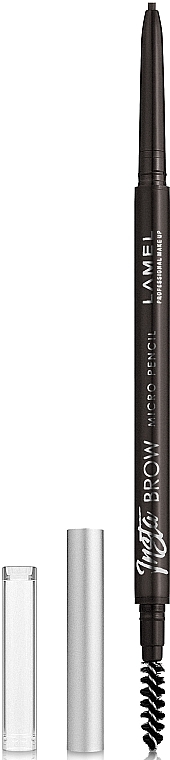 Eyebrow Pencil with Brush - LAMEL Make Up Insta Micro Brow Pencil (401 -Taupe) — photo N1
