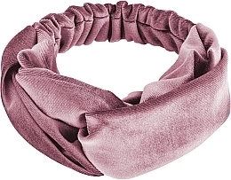 Velour Twist Headband, Powdery - MakeUp — photo N1