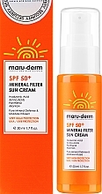 Sunscreen - Maruderm Cosmetics Mineral Filter Sun Cream SPF 50+ — photo N2