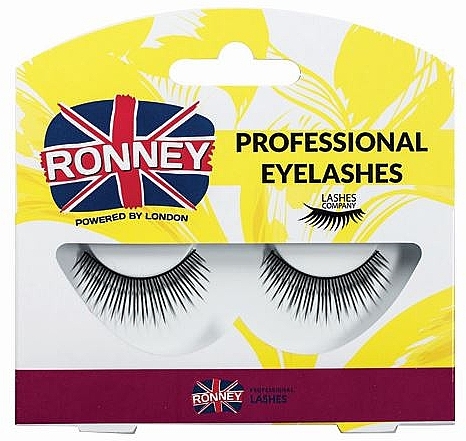 False Lashes, synthetic - Ronney Professional Eyelashes RL00022 — photo N1