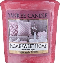 Scented Candle "Home Sweet Home" - Yankee Candle Scented Votive Home Sweet Home — photo N1