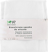 Fragrances, Perfumes, Cosmetics Cotton Headband, white - Yeye