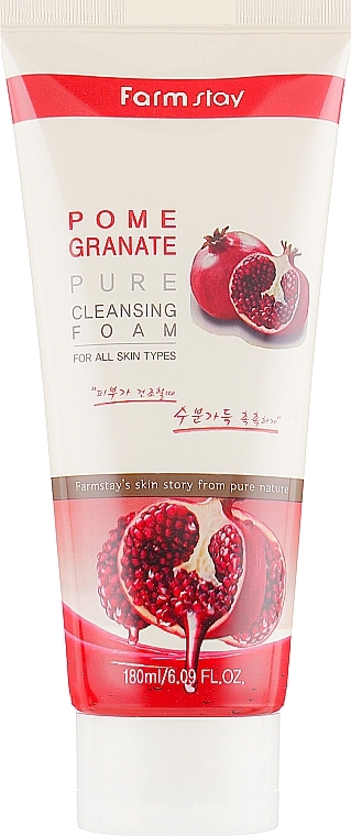 Pomegranate Cleansing Foam - Farmstay Pomegranate Pure Cleansing Foam — photo N3