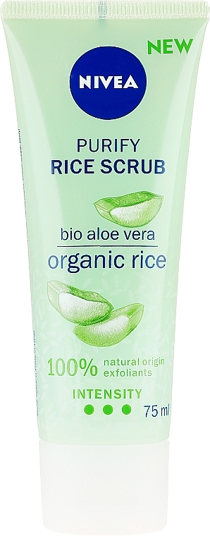 Face Scrub "Aloe Vera and Iris" - Nivea Purify Rice Scrub — photo N4