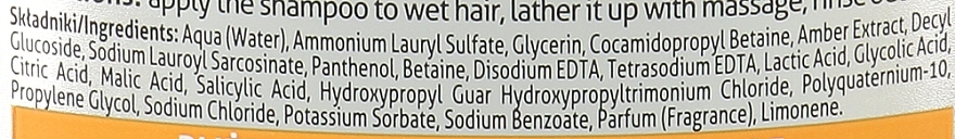5-in-1 Shampoo with Amber Extract for Dull & Damaged Hair - Farmona Jantar Shampoo — photo N2