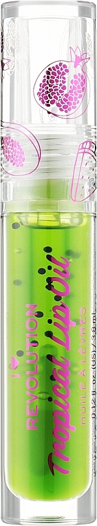 Tropical Lip Oil "Kiwi" - I Heart Revolution Tasty Tropical Lip Oil Kiwi — photo N1