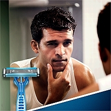Disposable Shaving Razor Set, 3 pcs - Gillette Blue 3 — photo N4