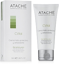 Hydroprotective & Antioxidant Cream for Normal & Combination Skin - Atache C Vital Cream Normal & Dry Skin — photo N1