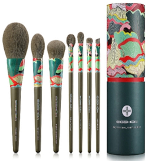 Makeup Brush Set, 7 pcs - Eigshow Essential Greener Model Fresher Brush Kit — photo N1