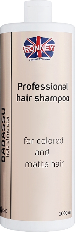 Colored Hair Shampoo - Ronney HoLo Shine Star Babassu Oil — photo N1