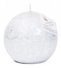 Fragrances, Perfumes, Cosmetics Natural Candle, ball, 10 cm - Ringa Silver Glow Candle