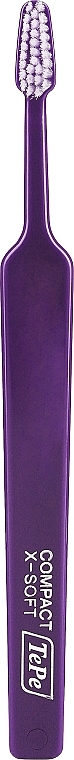 Toothbrush, extra-soft, purple - TePe Compact X-Soft Toothbrush — photo N1