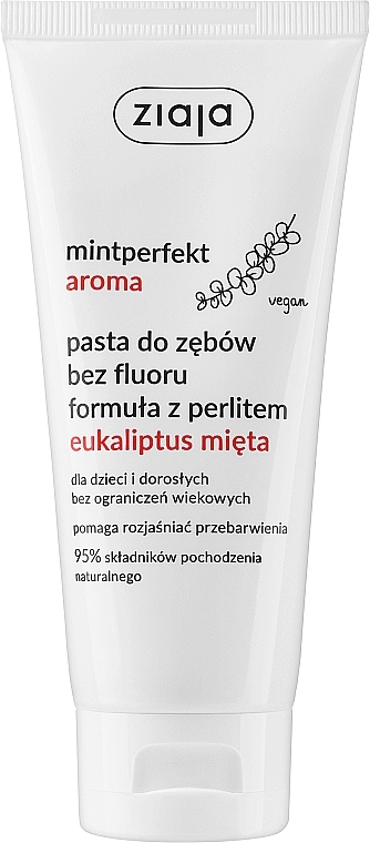 Eucalyptus & Mint Toothpaste - Ziaja Mintperfect Aroma Eucalyptus & Mint Toothpaste — photo N1