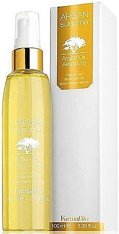 Multifunctional Body, Face & Hand Oil - Farmavita Argan Sublime Argan Oil Absolute — photo N1