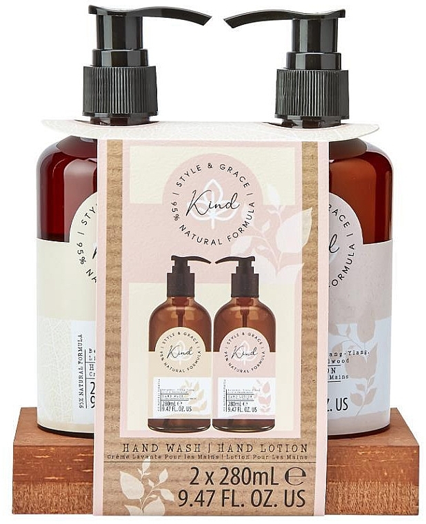 Set - Style & Grace Kind Hand Wash Set (h/wash/280ml + h/lot/280ml) — photo N1