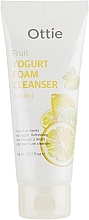 Fragrances, Perfumes, Cosmetics Fruit Yoghurt Facial Foam - Ottie Fruits Yogurt Foam Cleanser Lemon