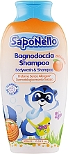Kids Shampoo & Shower Gel "Apricot" - SapoNello Shower and Hair Gel — photo N1