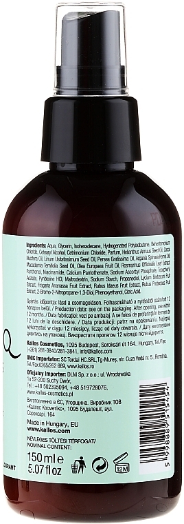 Hair Spray - Kallos Cosmetics Botaniq Superfruits Hair Renewing Spray — photo N4