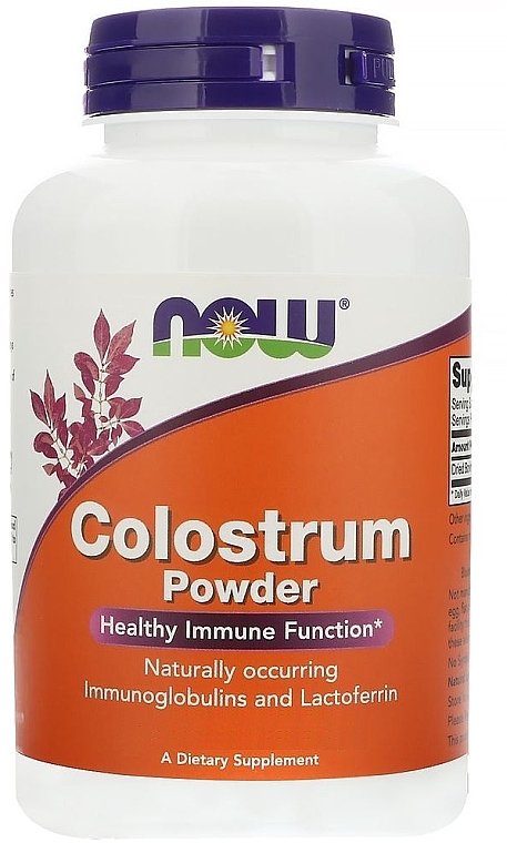 Colostrum Powder - Now Foods Colostrum Powder — photo N1