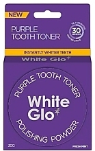 Fragrances, Perfumes, Cosmetics Whitening Tooth Powder  - White Glo Purple Tooth Toner Polishing Powder