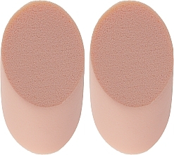 Fragrances, Perfumes, Cosmetics Makeup Sponge CS062B, cylinder, cut, beige - Cosmo Shop Sponge