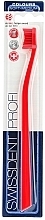 Fragrances, Perfumes, Cosmetics Soft-Medium Toothbrush, red - SWISSDENT Profi Colours Soft-Medium Toothbrush Red&Red