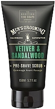 Pre-Shave Scrub - Scottish Fine Soaps Vetiver & Sandalwood Pre-shave Scrub — photo N1