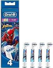 Toothbrush Head, 4 pieces - Oral-b Braun Stages Power Eb10 Spider-man — photo N1