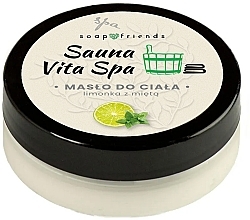 Fragrances, Perfumes, Cosmetics Lime & Mint Body Butter - Soap & Friends Sauna Vita Spa