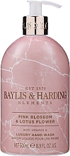 Liquid Hand Soap - Baylis & Harding Elements Pink Blossom & Lotus Flower Luxury Hand Wash — photo N1