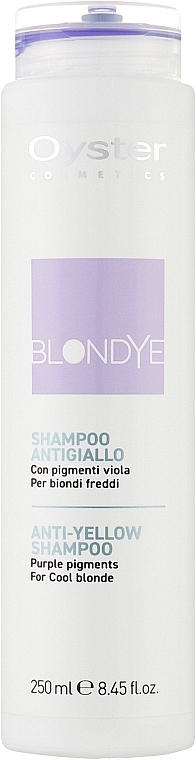 Anti-Yellow Shampoo - Oyster Cosmetics Blondye Anti-Yellow Shampoo — photo N1