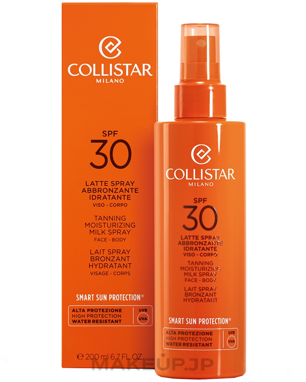 Tanning Spray - Collistar Tanning Moisturizing Milk Spray SPF 30 — photo 200 ml