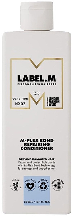 Revitalizing Conditioner for Dry & Damaged Hair - Label.m M-Plex Bond Repairing Conditioner — photo N1