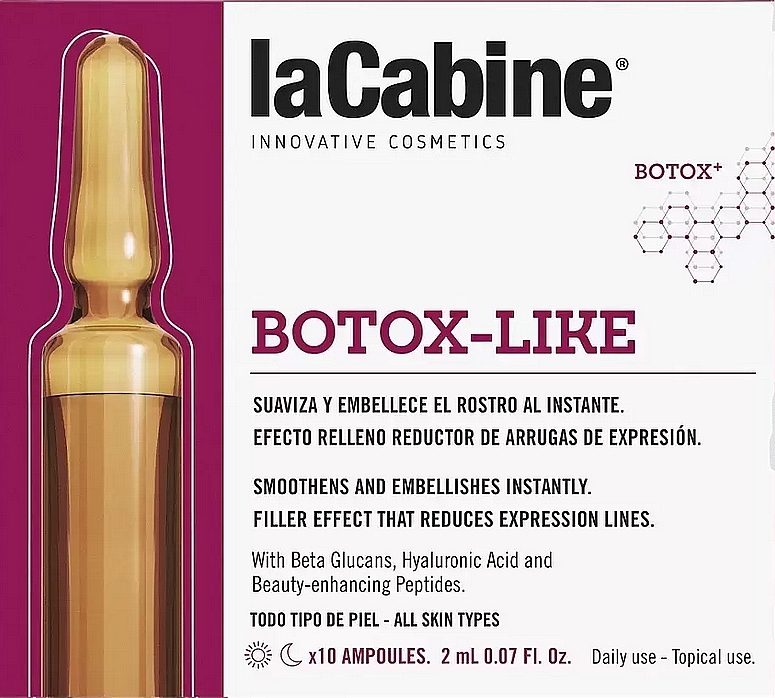Concentrated Ampoule Serum with Botox Effect - La Cabine Botox Like Ampoules — photo N2
