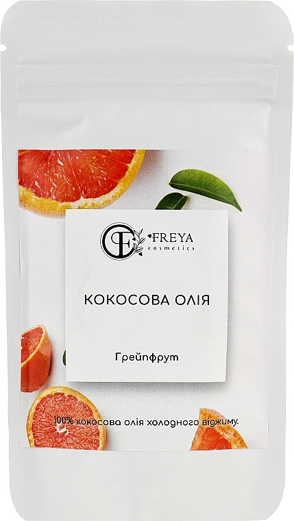 Coconut Oil "Grapefruit", doypack - Freya Cosmetics — photo N5