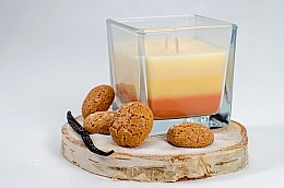 Scented Three-Layer Candle in Glass 'Vanilla Cupcake' - Bispol Scented Candle Vanilla Cupcake — photo N2