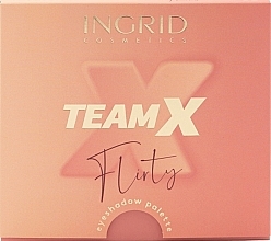 Eyeshadow Palette - Ingrid Cosmetics Team X Flirty Eyeshadow Palette — photo N4