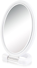 Cosmetic Mirror 9510, Oval, Double-Sided, 22.5 cm, white - Donegal Mirror — photo N1