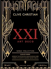 Clive Christian Noble XXI Art Deco Blonde Amber - Parfum — photo N2