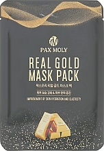 Fragrances, Perfumes, Cosmetics Colloidal Gold Sheet Mask - Pax Moly Real Gold Mask Pack