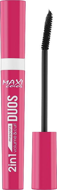 Lash Mascara 2-in-1 - Maxi Color 2in1 Duos Volume&Curl — photo N1