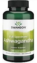 Ashwagandha Root Extract Herbal Supplement, 450mg - Swanson Ashwagandha Herbal Supplement — photo N3