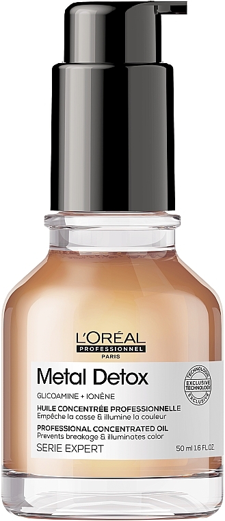 Concentrated Hair Oil - L'Oreal Professionnel Serie Expert Metal Detox — photo N1