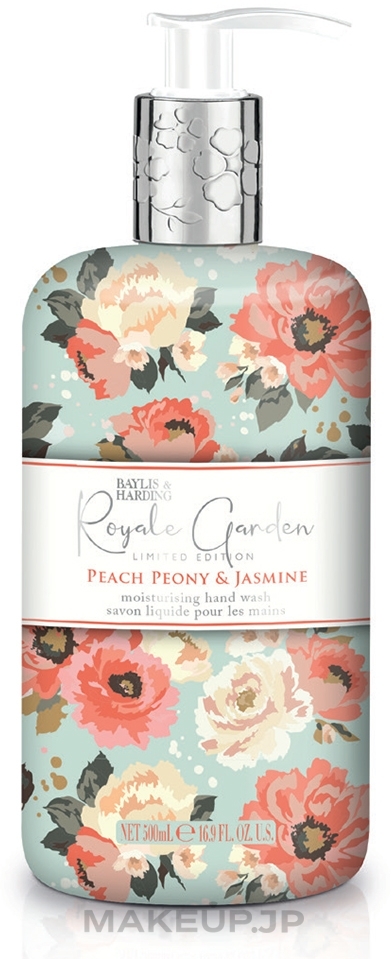 Hand Liquid Soap "Peach, Peony and Jasmine" - Baylis & Harding  — photo 500 ml