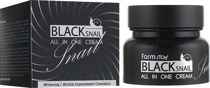 Multifunctional Black Snail Cream - FarmStay All-In-One Black Snail Cream — photo N1