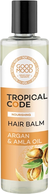 Argan & Amla Oil Conditioner - Good Mood Tropical Code Nourishing Hair Balm Argan & Amla Oil — photo N7