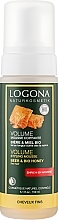 Fragrances, Perfumes, Cosmetics Beer & Honey Hair Styling Foam - Logona Volume Styling Mousse