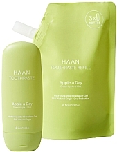 Fragrances, Perfumes, Cosmetics Set - Haan Apple a Day Green Apple & Mint (toothpaste/55ml + refill/150ml)